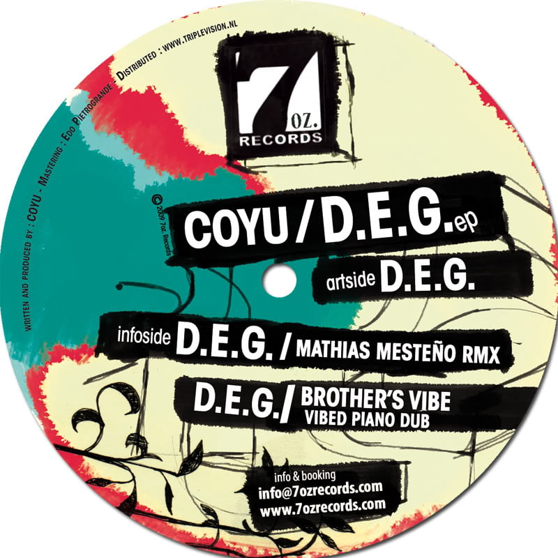 image cover: Coyu – D.E.G. EP [7OZ005]