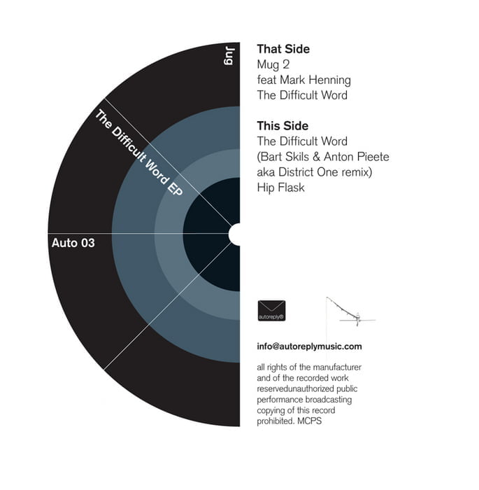 image cover: Jug – The Difficult Word EP [AUTO03]