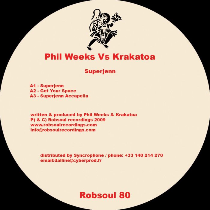 image cover: Phil Weeks Vs Krakatoa – Superjenn [ROBSOUL080]