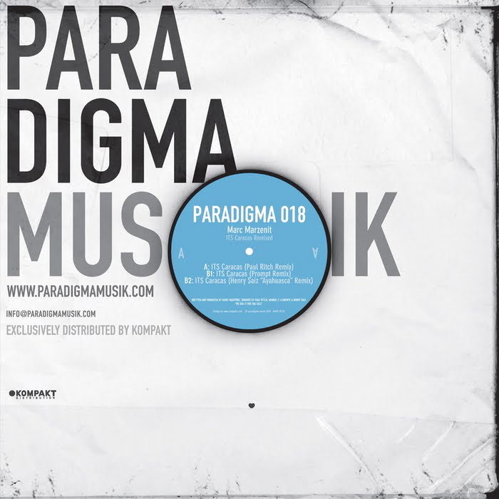 image cover: Marc Marzenit - Its Caracas Remixed [PARADIGMA018]