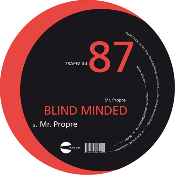 image cover: Blind Minded - Mr. Propre [TRAPEZLTD87]