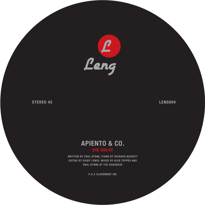 image cover: Apiento And Co. - She Walks [LENG004]