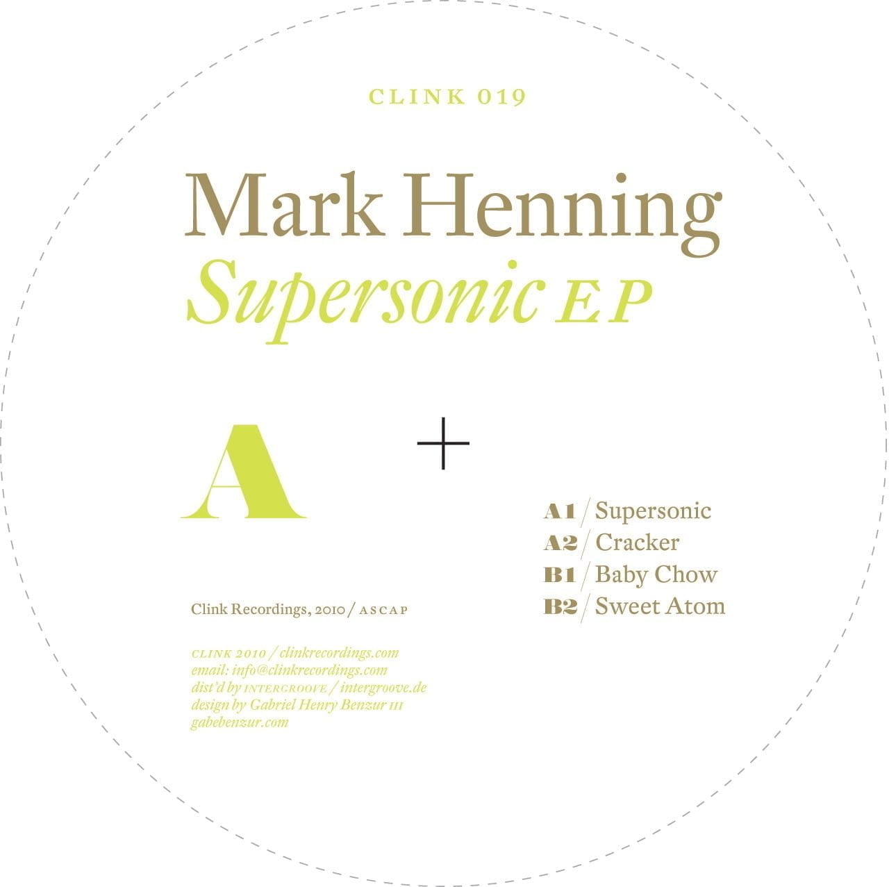 image cover: Mark Henning – Supersonic [CLINK019]