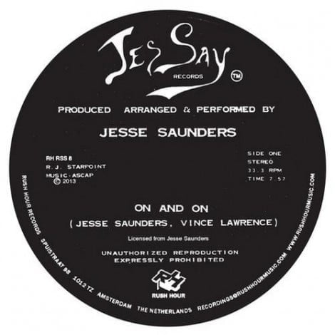 image cover: Jesse Saunders - On and On [RHRSS8]