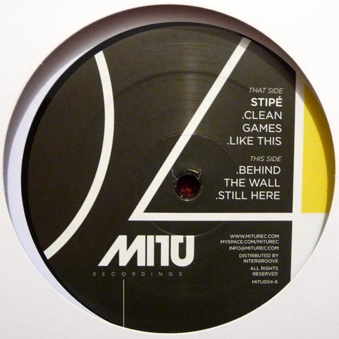 image cover: Stipe – Clean Games EP [MITU004]