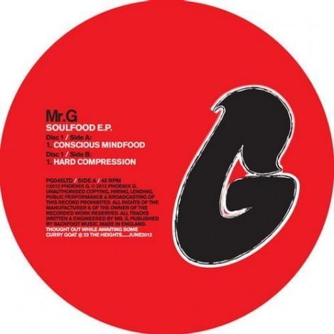 image cover: Mr. G - Soulfood EP [PG045LTD]
