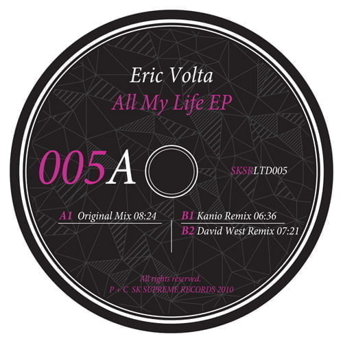 image cover: Eric Volta - All My Life EP [SKSRLTD005]