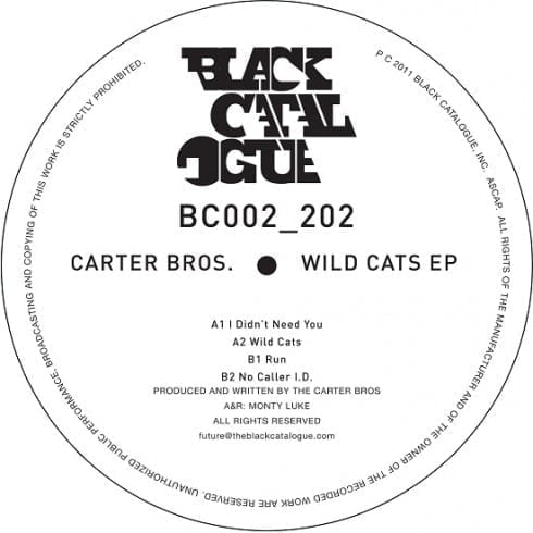 image cover: The Carter Bros - Wild Cats EP [BC002202]