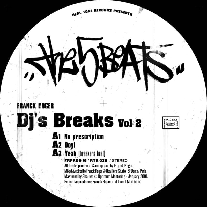 image cover: Franck Roger - Djs Breaks Vol. 2 (RTR036-FRPROD016)