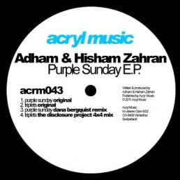 image cover: Adham And Hisham Zahran - Purple Sunday EP [ACRM043]