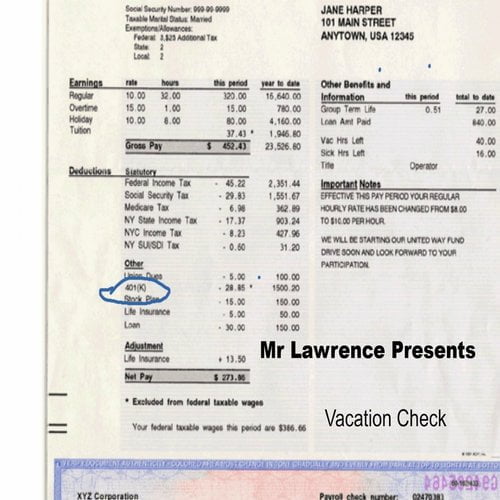 image cover: Mr Lawrence - My Vacation Check