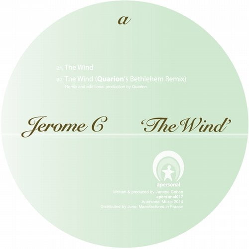 image cover: Jerome C - The Wind [APERSONAL017]