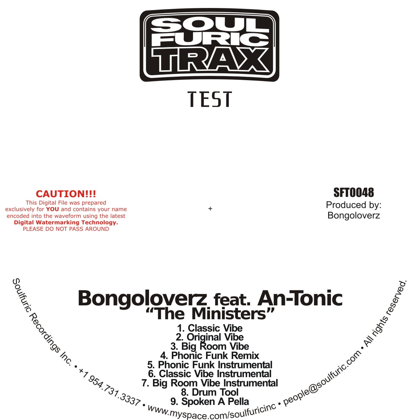 image cover: Bongoloverz feat An-Tonic - The Ministers