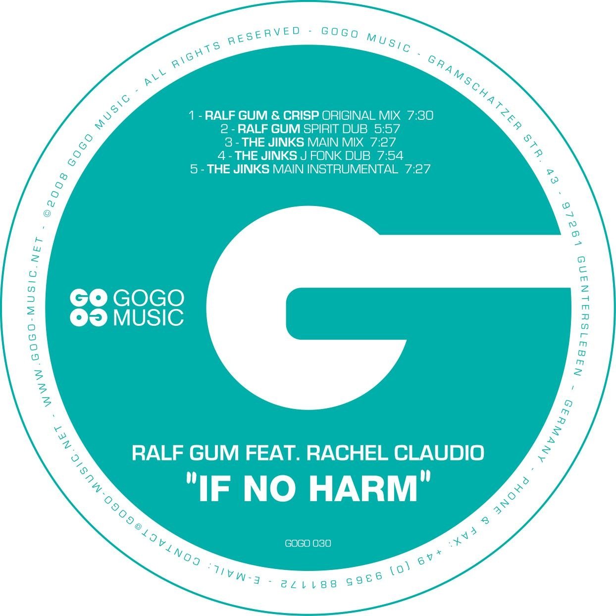 image cover: Ralf Gum feat. Rachel Claudio - If No Harm