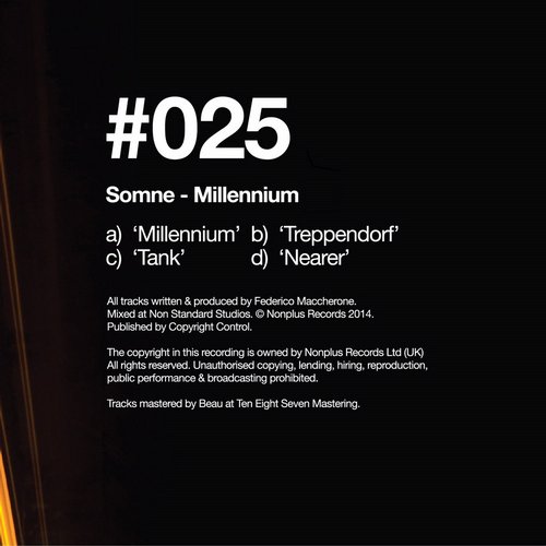 image cover: Somne - Millennium [Nonplus]