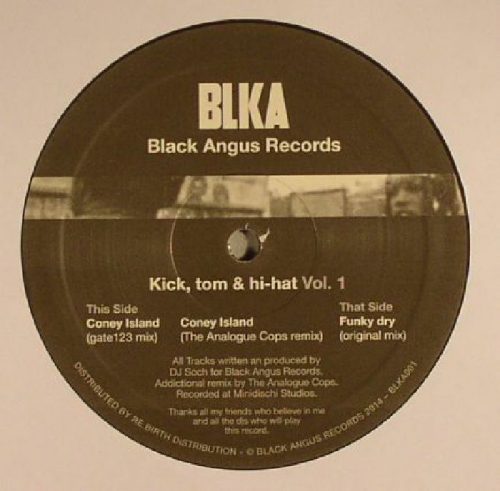 DJ Soch – Kick Tom & Hi-Hat Vol.1 EP [Black Angus]