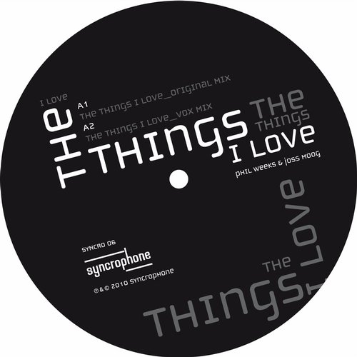 image cover: Joss Moog Phill & Weeks - The Things I Love - EP [65156]
