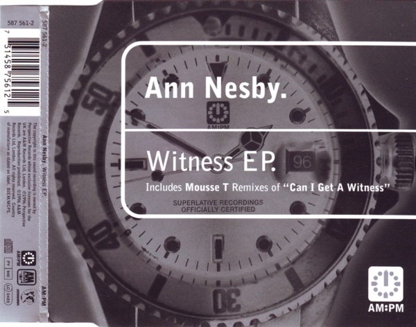 image cover: Ann Nesby - Witness EP