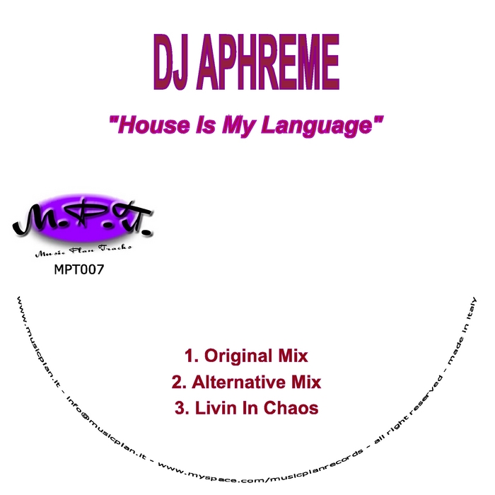 image cover: DJ Aphreme - House Is My Language