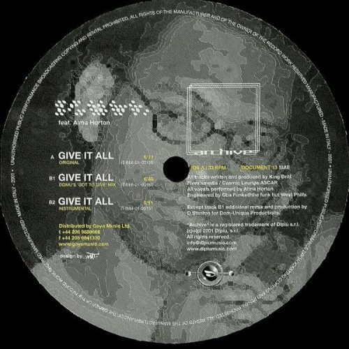 Scuba – Give It All [DOCUMENT 013]