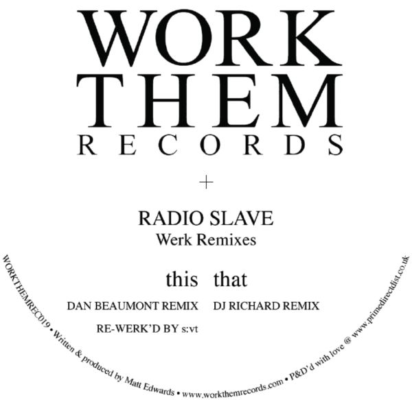 image cover: Radio Slave - Werk Remixes [Workthem019]