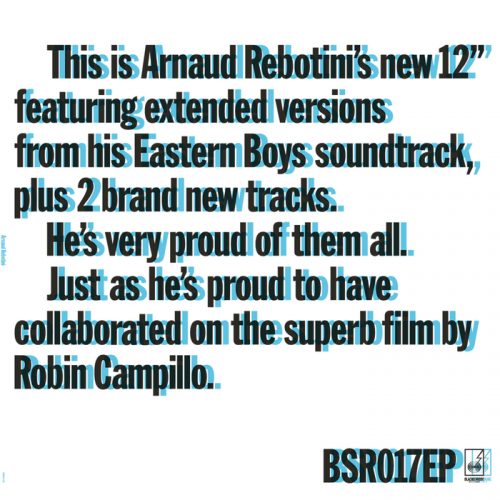 Arnaud Rebotini – Eastern Boys Extended [BSR017D]