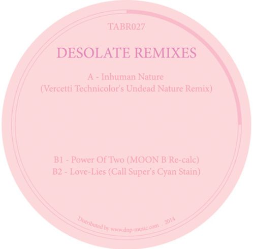 image cover: John Heckle - Desolate Remixes [VINYLTABR027]