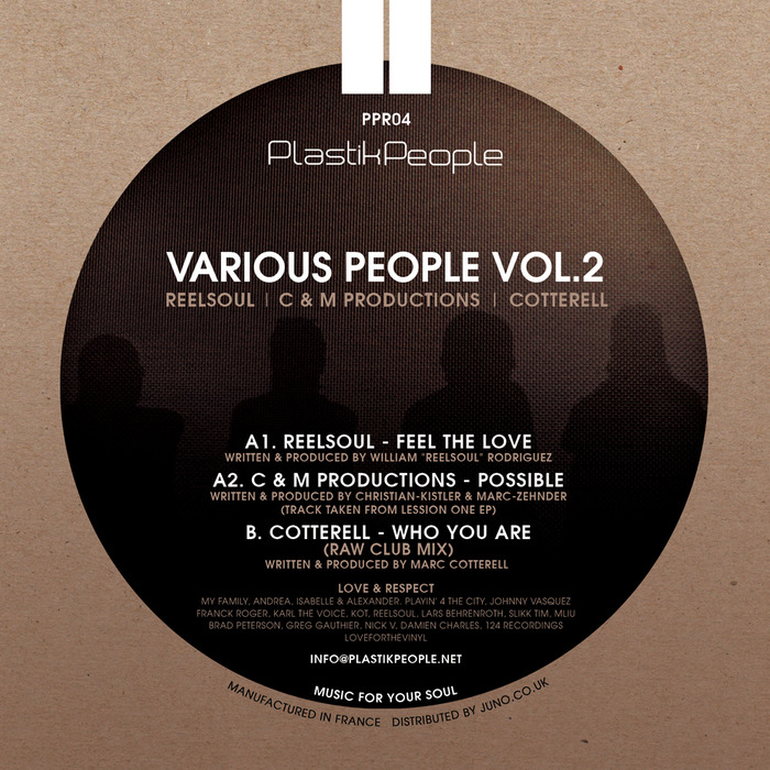 image cover: Reelsoul, C & M Productions, Cotterell - Various People Vol.2 [VINYLPPR04]