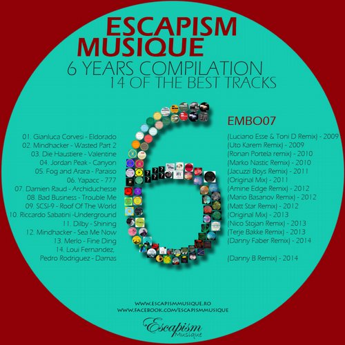 image cover: VA - 6 Years Of Escapism Musique [EMBO07]