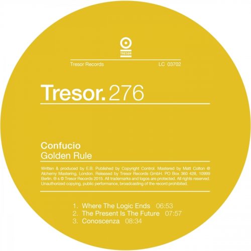 Confucio – Golden Rule [TRESOR276] (FLAC)