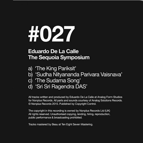 000-Eduardo De La Calle-The Sequoia Symposium- [NONPLUS027]