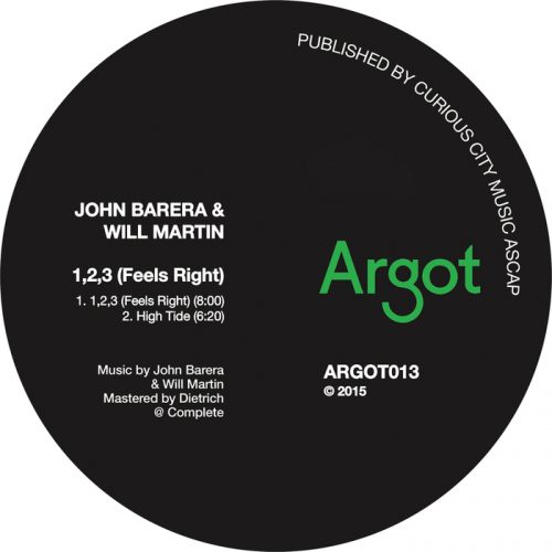 John Barera – 123 (Feels Right) [ARGOT013]