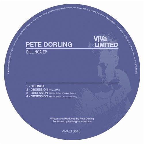 image cover: Pete Dorling - Dillinga EP (+Mihalis Safras RMX) [VIVALTD045]