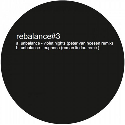 image cover: Unbalance - Remixes By Peter Van Hoesen & Roman Lindau [REBALANCE003]