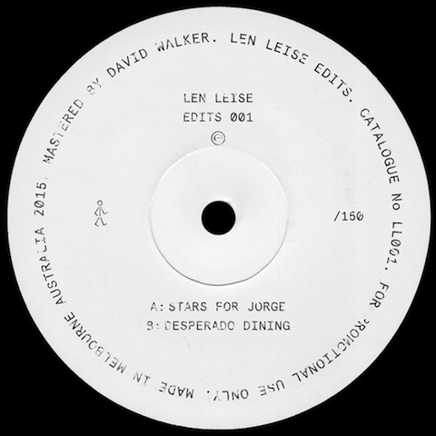 image cover: Len Leise - Len Leise Edits [VINYLLL001]