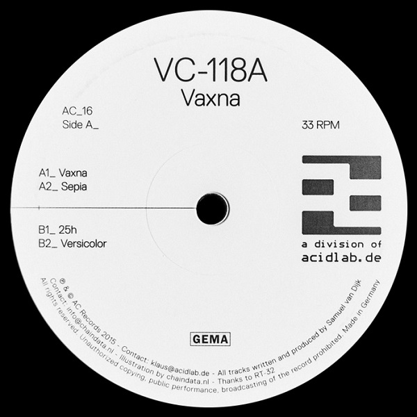 image cover: VC-118A - Vaxna [VINYLAC16]