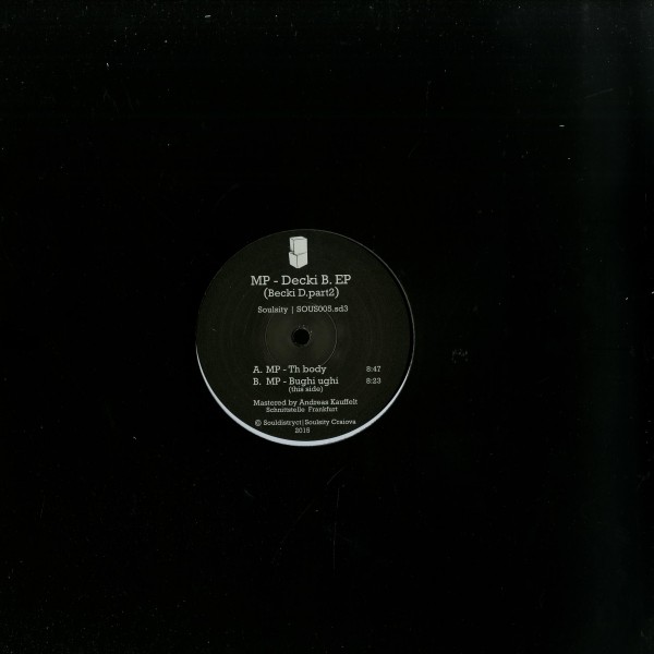 image cover: MP - Decki B EP (Vinyl Only) [VINYLSOUS005.sd3]