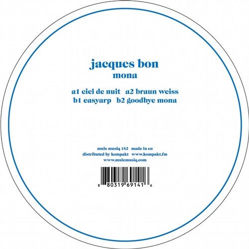 image cover: Jacques Bon - Mona [MM182]