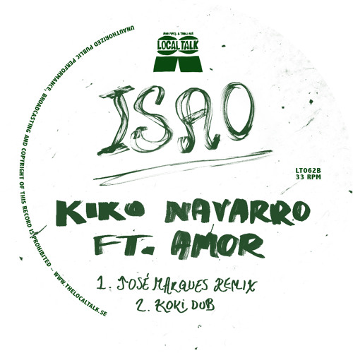 image cover: Kiko Navarro feat Amot - Isao EP [LT062]