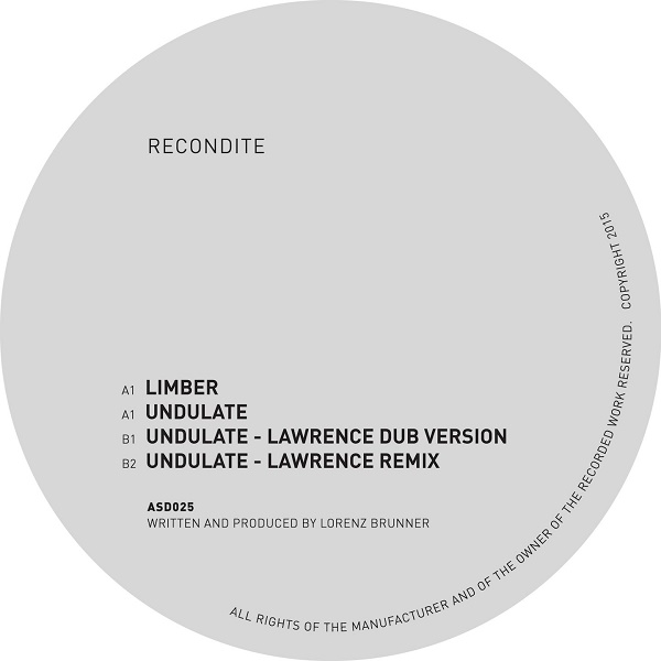 image cover: Recondite - Limber - Undulate [ASD025]