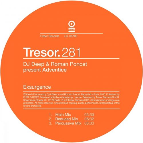 DJ Deep & Roman Poncet Present Adventice – Exsurgence [TRESOR281]