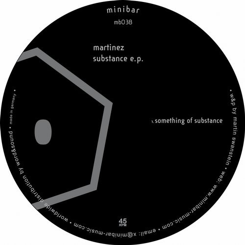 image cover: Martinez - Substance EP [MINIBAR038D]