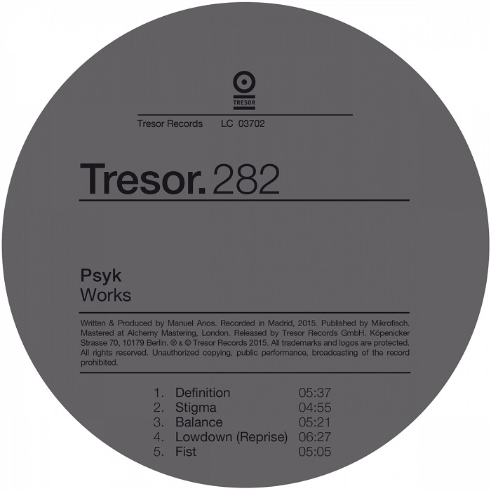 image cover: Psyk - Works [TRESOR282]