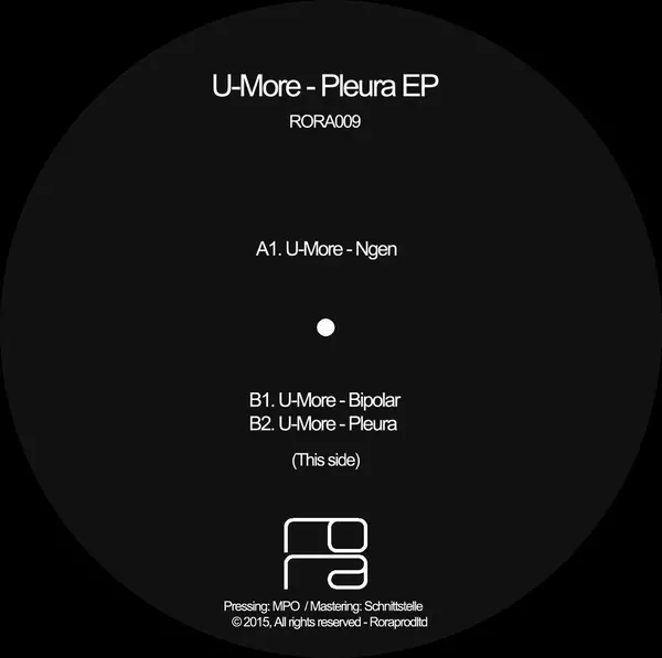 image cover: U-More - Pleura EP / RORA / RORA009