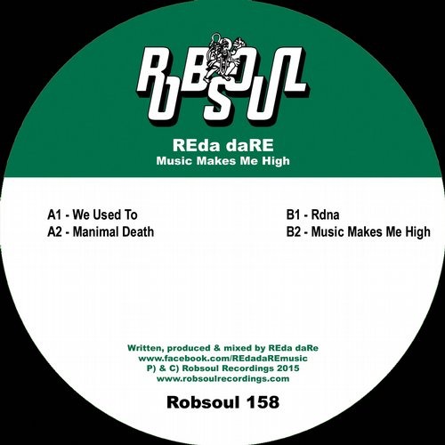 image cover: REda daRE - Music Makes Me High / Robsoul Recordings / RB158
