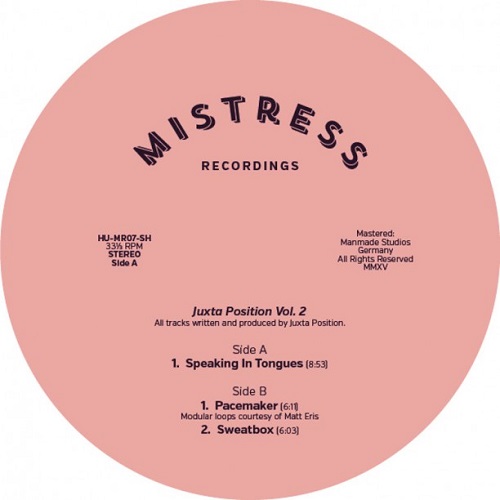 image cover: Juxta Position - Juxta Position Vol. 2 / Mistress Recordings