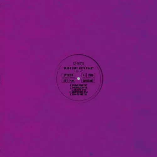 Black Zone Myth Chant - Jimi W [Editions Gravats - GRVTS005]