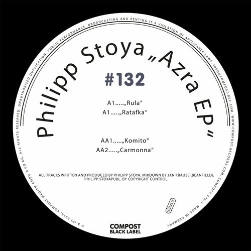 image cover: Philipp Stoya - Compost Black Label #132 - Azra EP / Compost / CPT4763