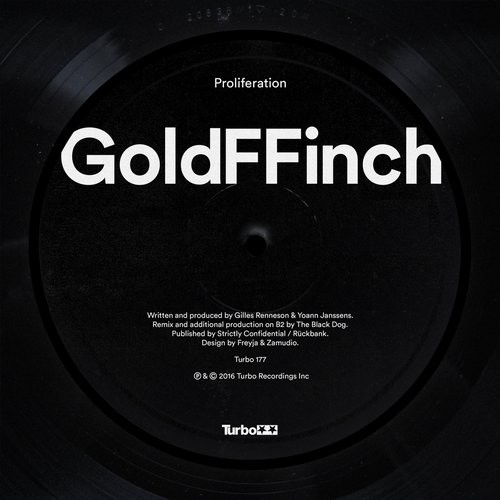 image cover: GoldFFinch - Proliferation / Turbo Recordings / TURBO177D