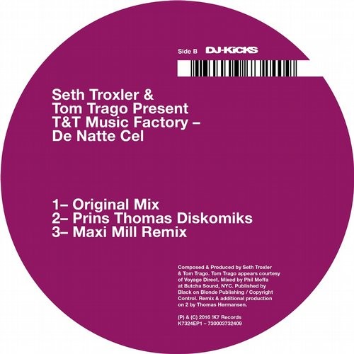 image cover: Seth Troxler, Tom Trago, T&T Music Factory - De Natte Cel / K7 Records / K7324EP1D